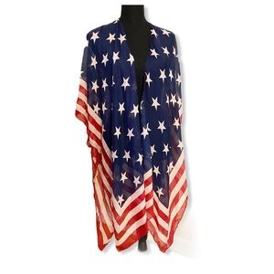 USA Flag Shaw/Cover Up